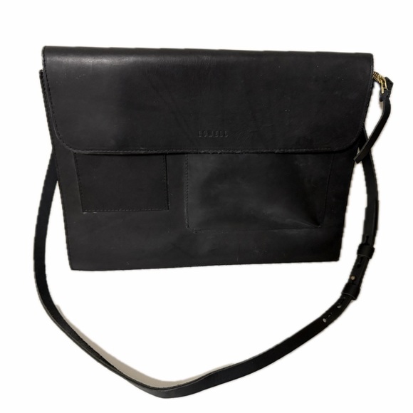 Lowell Handbags - Lowell MTL Full-Grain Leather Messenger Bag, Designed & Handcrafted in Montreal